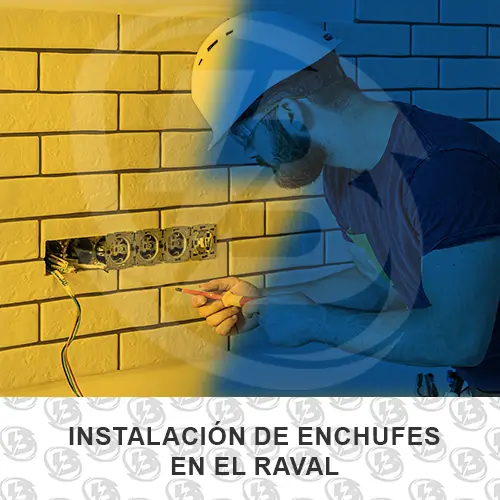 Colocación de enchufes en un piso reformado del Raval Barcelona